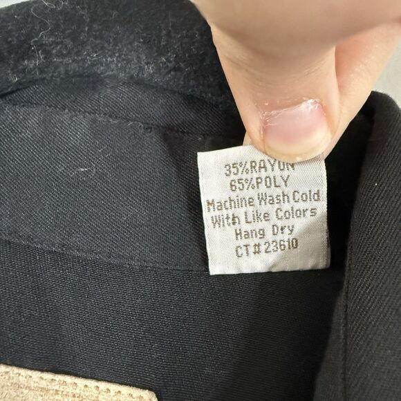 Scully Western Shirt Women's XXL Black Pearl Snap Long Sleeve Embroidered - Picture 7 of 11